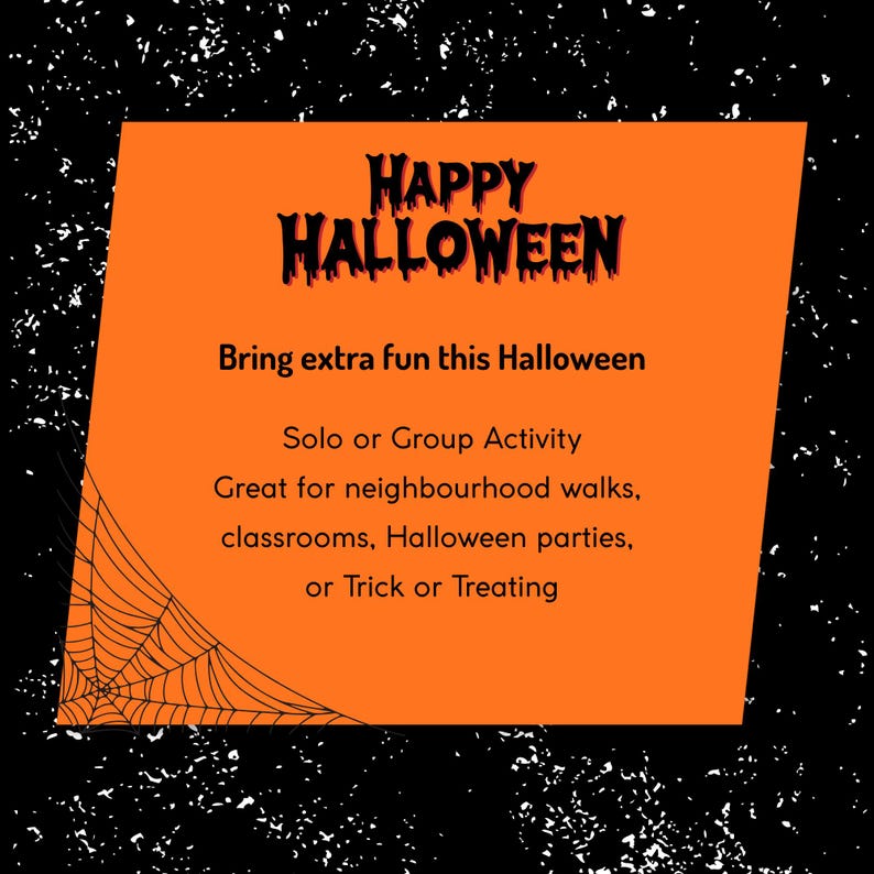 Halloween Scavenger Hunt | Kids Printable Activity (PDF Download) - Etsy