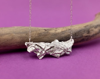 Organic Fused Sterling Silver Necklace