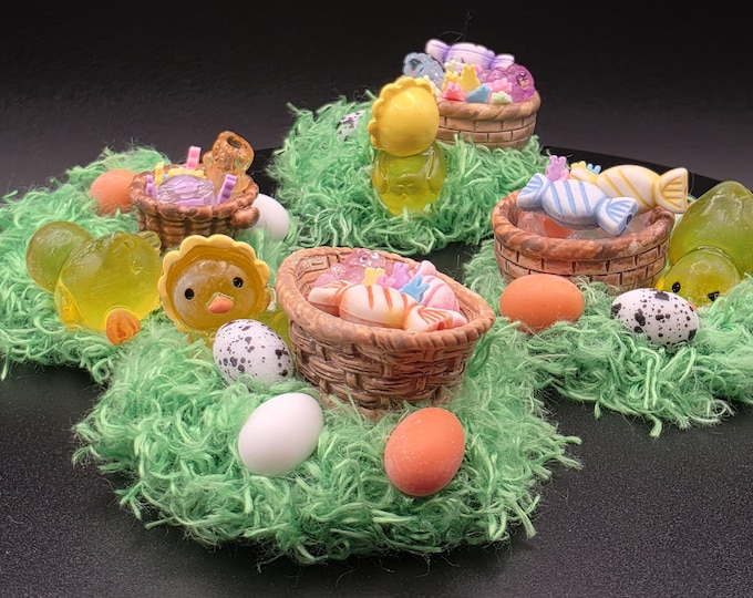 Mini Easter Duck Egg Hunt and Baskets (1.5" Size)