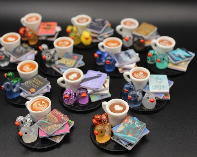 Mini TBR Ducks with Lattes (1.5" Size)