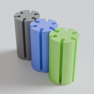 ケーブルオーガナイザークリップ STL – 3D プリント可能なケーブル管理 | 6 mm および 8 mm サイズ | サポートは不要です。