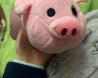Pink Pig Plush Toy – Cute Kawaii Farm Animal Stuffed Pig, Soft Cozy Plushie Gift & Home Decor
