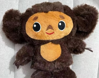Cheburashka Plush Toy, Cute Big Ears Plushie, Kawaii Cartoon Stuffed Animal, Soft Gift