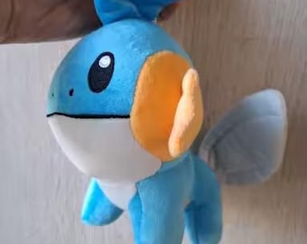 Cute Blue Axolotl Plush Toy 23cm – Kawaii Salamander Stuffed Animal