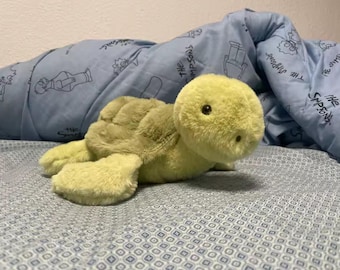 Kawaii Sea Turtle Plush Toy – Cute Soft Marine Stuffed Animal, Cozy Room Decor Gift for Kids