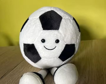 Football Plush Toy – Cute Soft Soccer Ball Plush