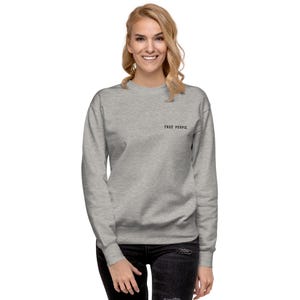 Unisex Sweatshirt – Premium Fleece Crew Neck, Minimalist Streetwear | FREE PEOPLE