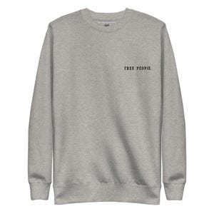 Unisex Sweatshirt – Premium Fleece Crew Neck, Minimalist Streetwear | FREE PEOPLE