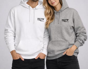 Sudadera con capucha unisex minimalista – Sudadera de algodón estilo streetwear