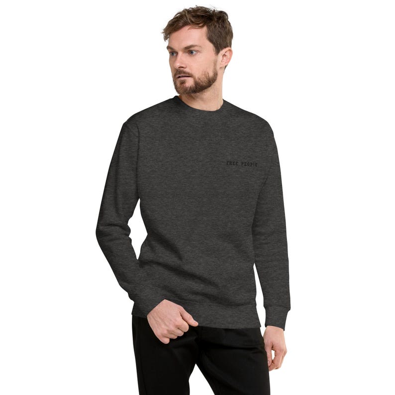 Unisex Sweatshirt – Premium Fleece Crew Neck, Minimalist Streetwear | FREE PEOPLE