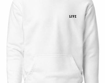 Sudadera con capucha unisex minimalista SOLITUDE – Ropa urbana de algodón premium – Sudadera moderna