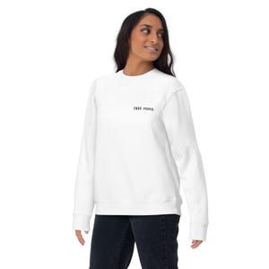 Unisex Sweatshirt – Premium Fleece Crew Neck, Minimalist Streetwear | FREE PEOPLE