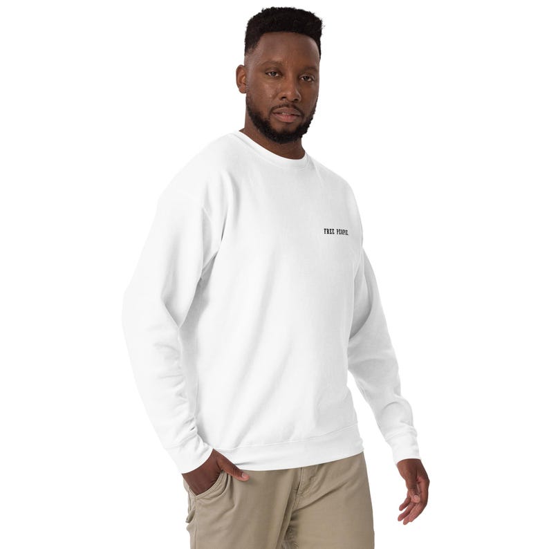 Unisex Sweatshirt – Premium Fleece Crew Neck, Minimalist Streetwear | FREE PEOPLE