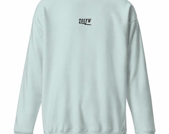 Sudadera unisex – Cuello redondo de felpa premium, estilo urbano minimalista | TOLYV