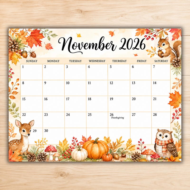 November Icon - Etsy