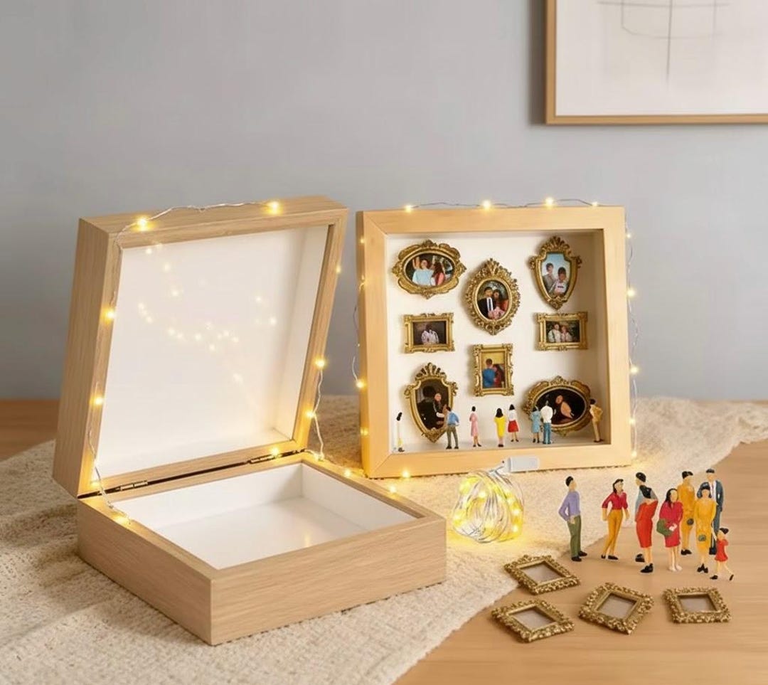 DIY Box Frame – Create Your Own Mini Museum Personalized Family Memory ...