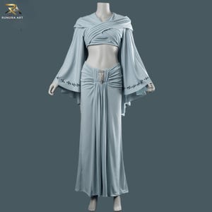 Padme Amidala Cosplay Blue Dress - Etsy