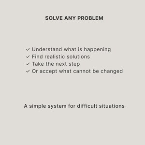 Problem Solving Practical Template – Decision Making Worksheet, ADHD friendly(Digital Download) image 6