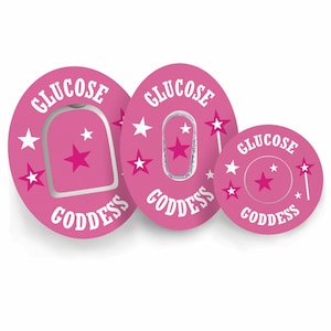 Parche Glucose Goddess para Freestyle Libre, Dexcom G6, G7, Omnipod y Medtronic - Adhesivo impermeable para diabetes con CGM