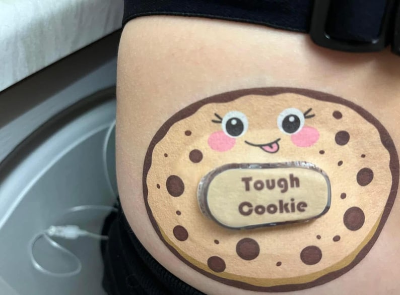 Parche Tough Cookie, Freestyle Libre, Dexcom G6, G7, Omnipod, Medtronic - Adhesivo impermeable para diabetes con monitorización continua de la glucosa (CGM) imagen 2