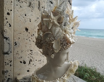 Venus, Goddess of the Sea  with Natural  Shells
