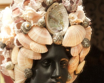 Sea Shell Bust Coquillage inspired by VIZCAYA MUSEUM and GARDENS .