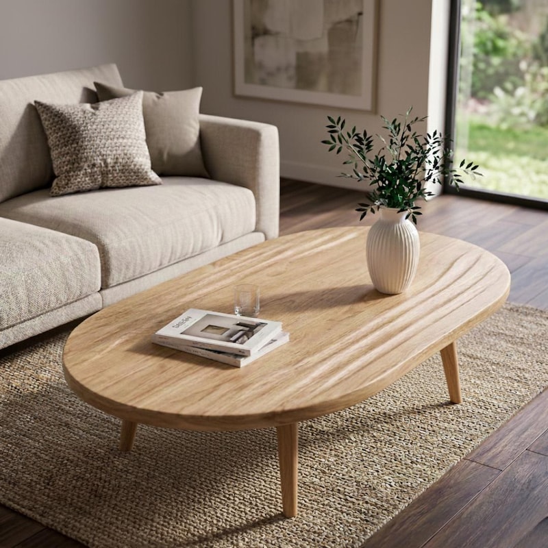 Low Console Table Solid Oak - Etsy