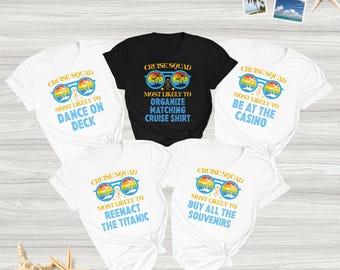 Funny Cruise Crew Shirt - Lightweight Soft Cotton Tee