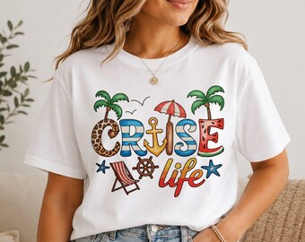Cruise Life Tropical Vacation Shirt, Family Cruise Lover Tee