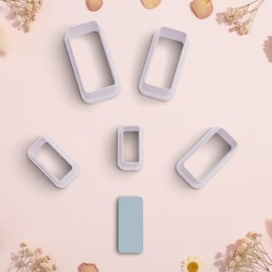 Cortador de joyería rectangular DIY – de 20 a 60 mm – para crear borlas – fabricado en Francia