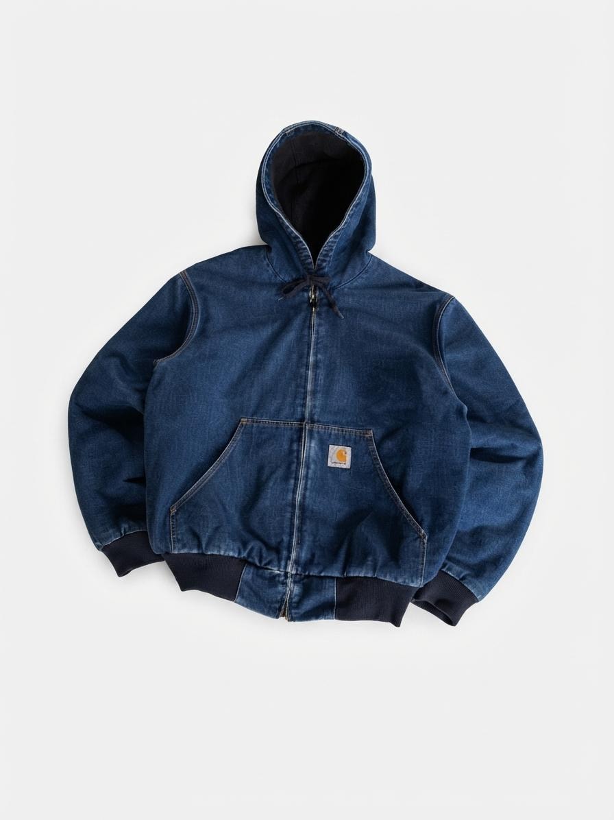 90’s Carhartt denim active jacket Carhartt Active Jacket Denim - Etsy