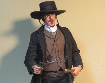 Custom Cowboy Doc Holiday from the Movie "Wyatt Earp" 1/6 Scale (Made to Order)