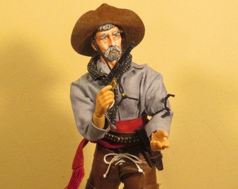 Custom Ike Clanton 1/6 scale cowboy figure "Law don't go around here."