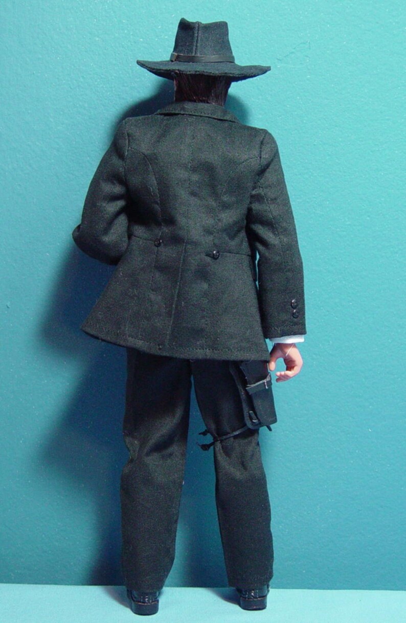 Custom Cowboy Wyatt Earp from the Movie Tombstone 1/6 Scale Made to Order image 5