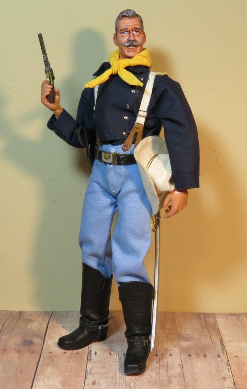 Deluxe Custom Captain Nathan Brittles Cavalry by Old Days of Yore Made to Order 1/6 scale Cowboy image 4