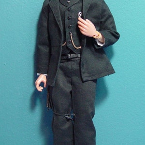 Custom Cowboy Wyatt Earp from the Movie Tombstone 1/6 Scale Made to Order image 4