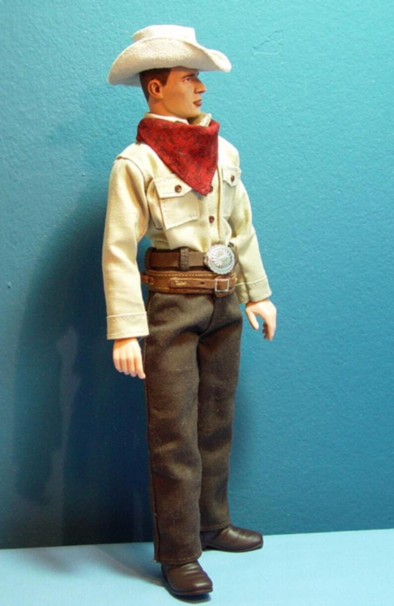 Custom Cowboy Wyoming Ranch Foreman Made to Order 1/6 scale image 3