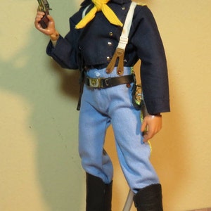 Deluxe Custom Captain Nathan Brittles Cavalry by Old Days of Yore Made to Order 1/6 scale Cowboy image 6