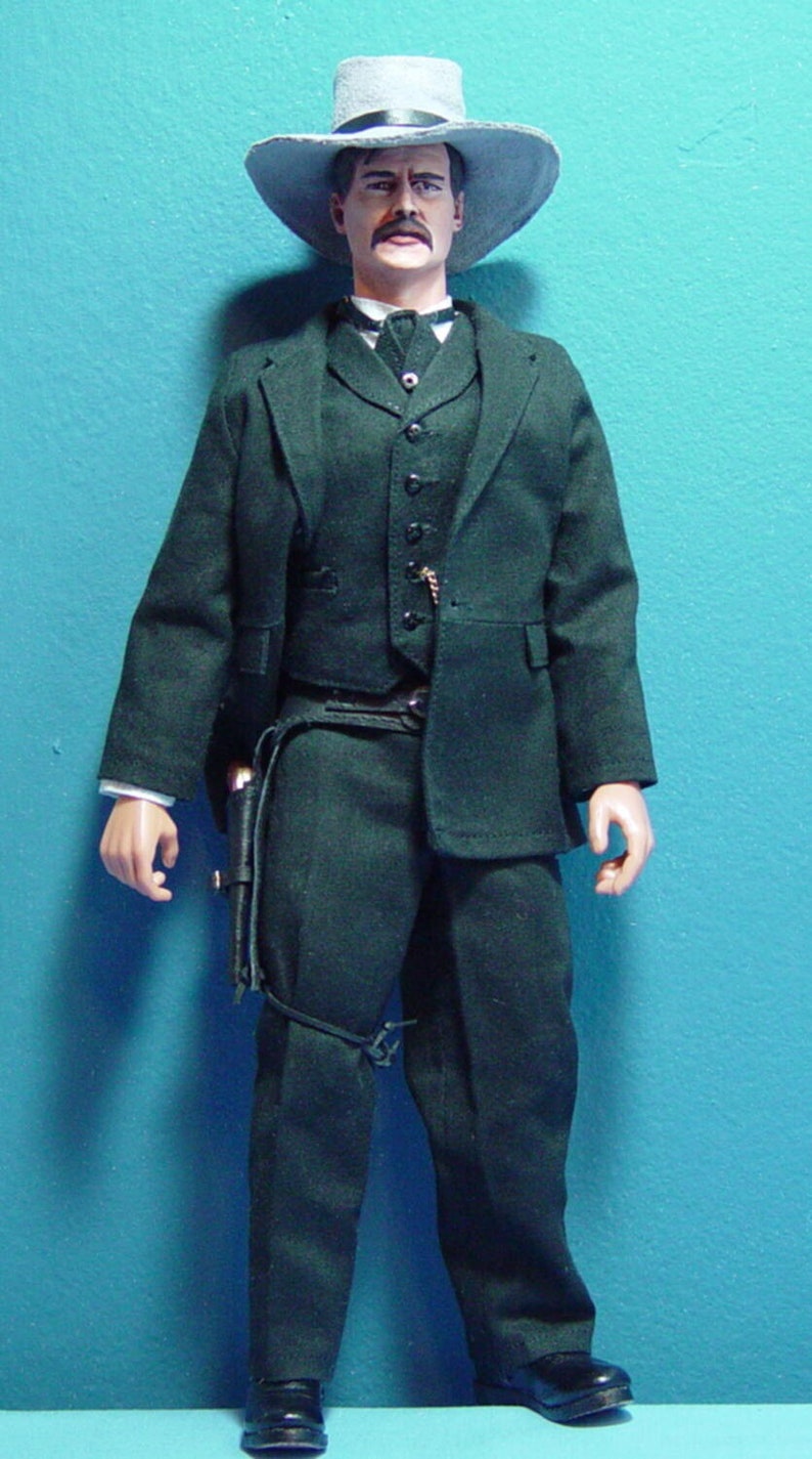 Custom Cowboy Morgan Earp from the Movie Tombstone 1/6 Scale Made to Order image 1