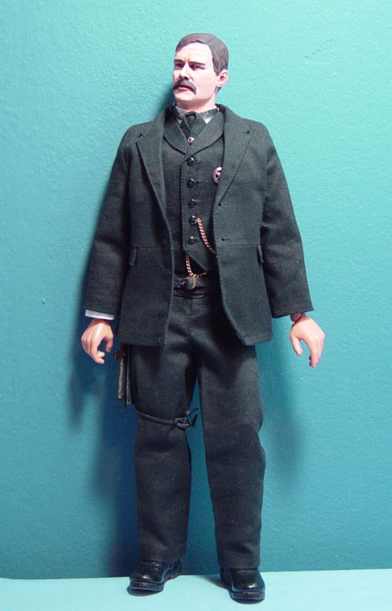 Custom Cowboy Morgan Earp from the Movie Tombstone 1/6 Scale Made to Order image 3