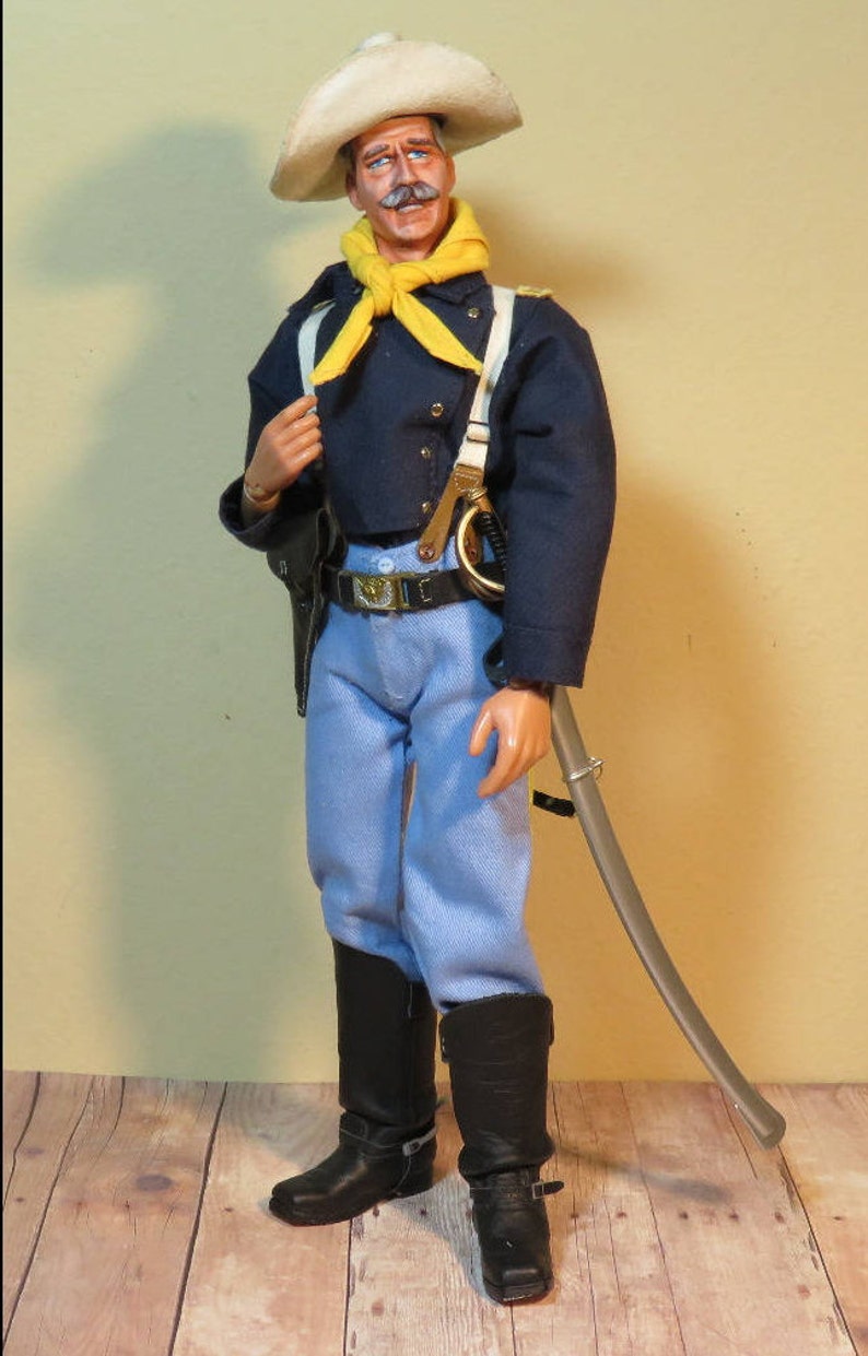 Deluxe Custom Captain Nathan Brittles Cavalry by Old Days of Yore Made to Order 1/6 scale Cowboy image 2
