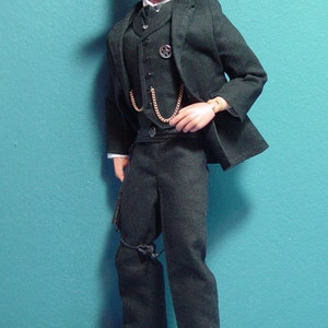 Custom Cowboy Wyatt Earp from the Movie Tombstone 1/6 Scale Made to Order image 3