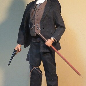 Custom Cowboy Doc Holiday from the Movie Wyatt Earp 1/6 Scale Made to Order image 7