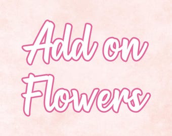 Diseño de flores añadido