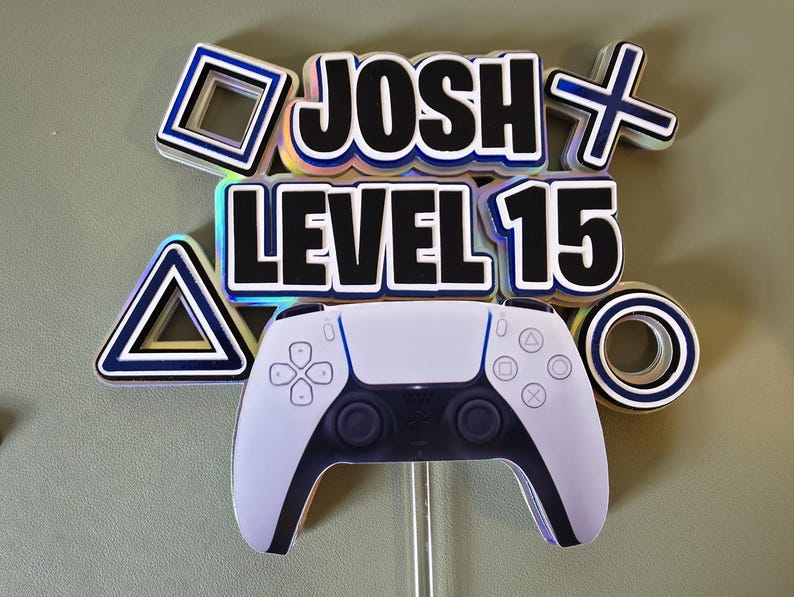 Computer Gaming Station Cake Topper and Decorations. - Etsy UK