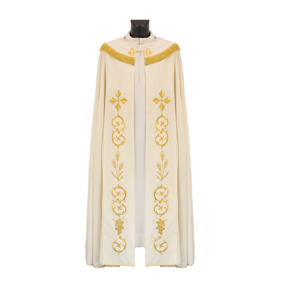 Chape & Cape Liturgique Catholique – Broderie Église – Cérémonie Religieuse