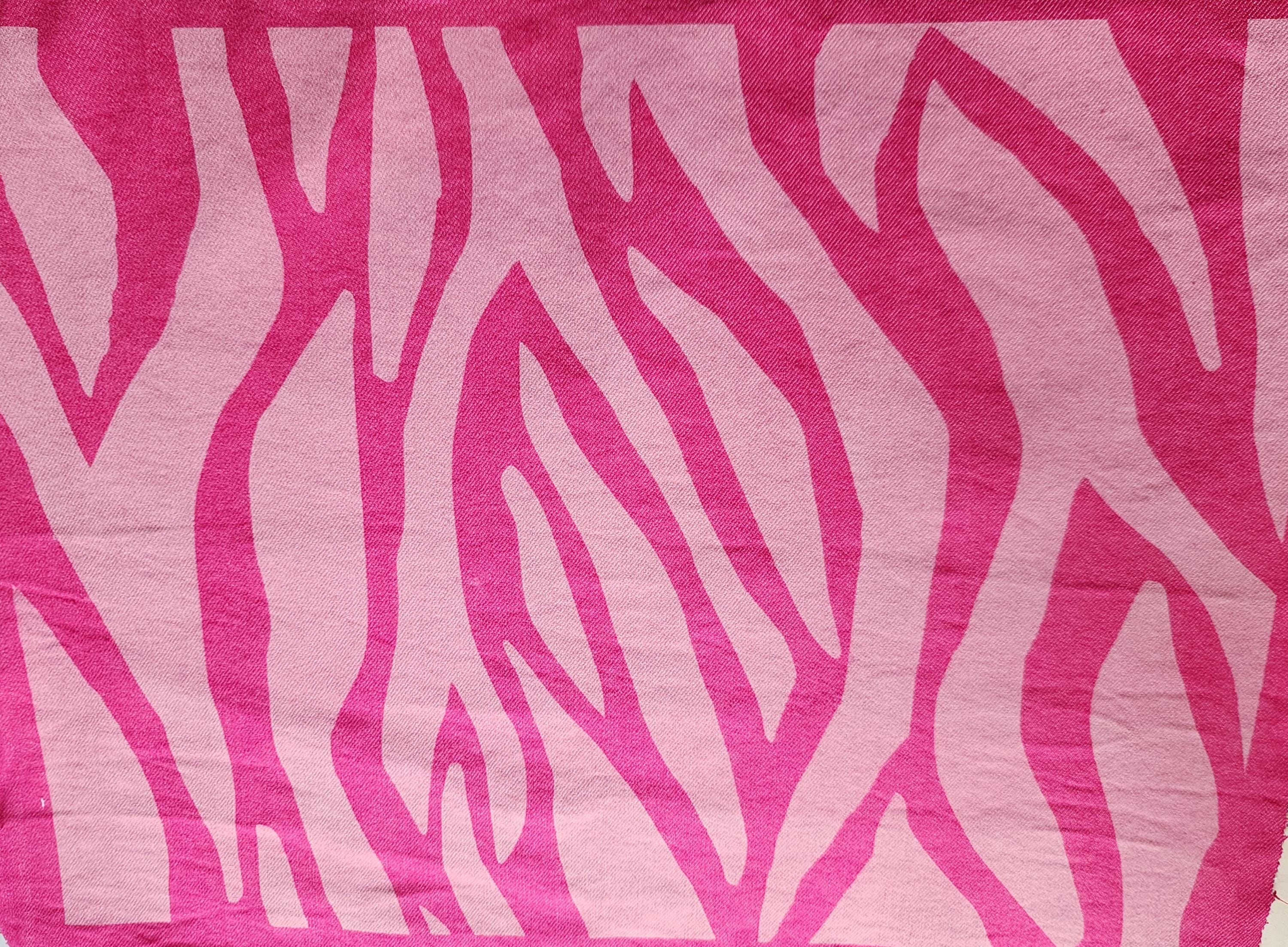 Pink zebra fabric - Etsy 日本