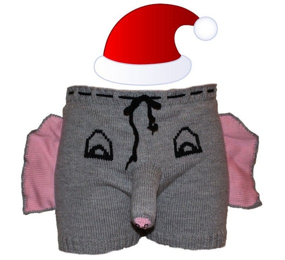 Christmas gift for him, Ugly Christmas gift, Men shorts, Men underwear, Adult costume, Party clothes, Ugly christmas sweater