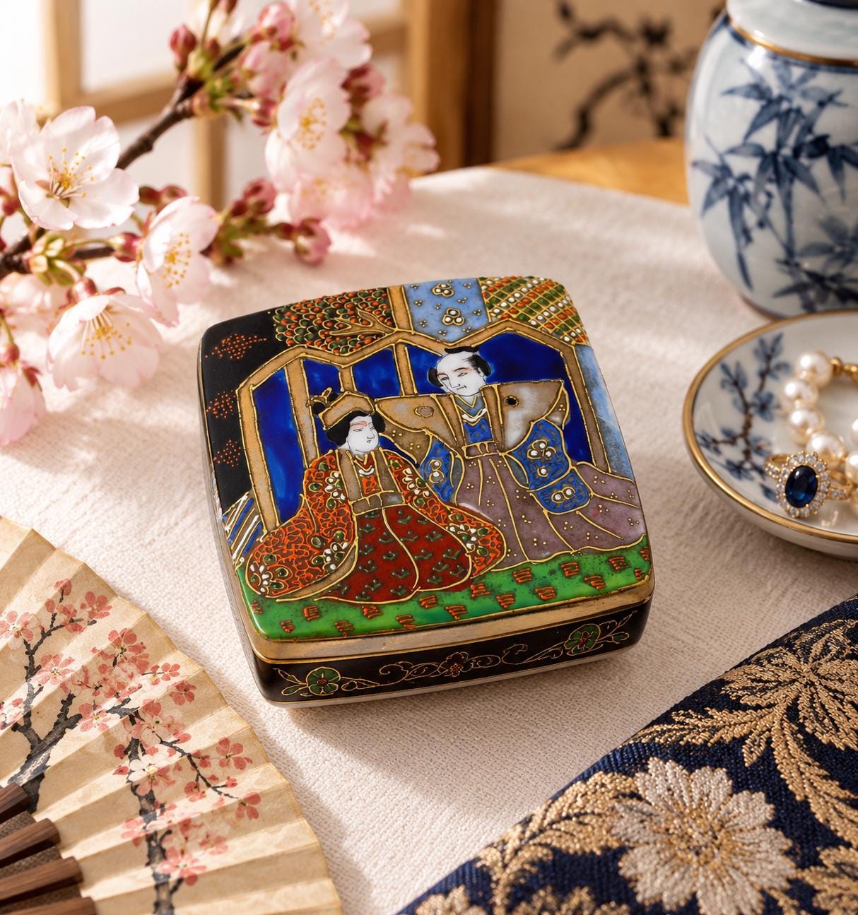 Vintage Japanese Jewelry Boxes - Etsy