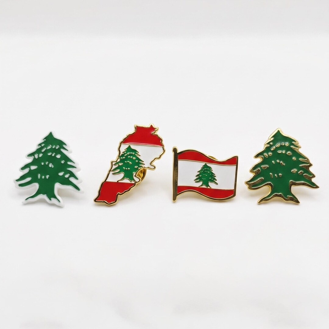 lebanese-cedar-enamel-pin-cedar-of-lebanon-lapel-pin-lebanon-flag